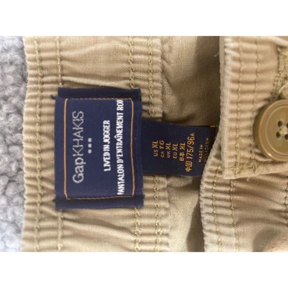 Men’s GAP Khakis Lived In Jogger Size XL tapped leg - Picture 5 of 6